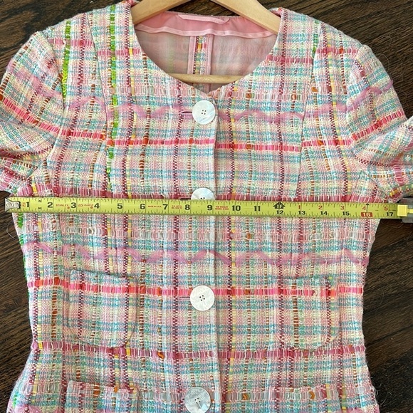 Rena Lange Woven Tweed Blazer - Picture 13 of 14